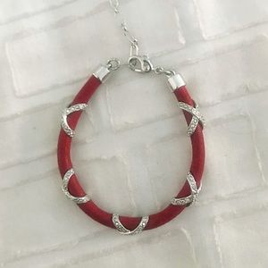 Swarovski Crystal Signature Bracelet (Red)